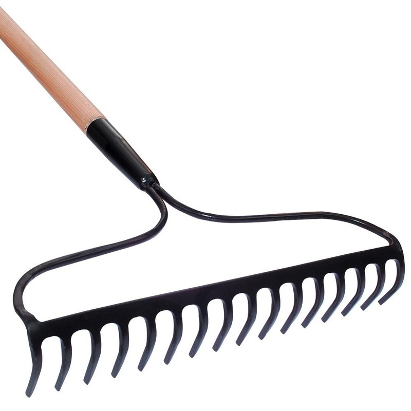 A.M. Leonard Bow Rake with Ash Handle - 16.5 Inches/16