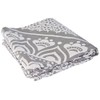 Soleil d'Ocre Mumbai Fouta, Cotton, Grey, 180 x 180 cm