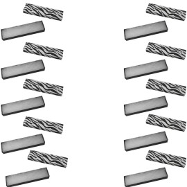 Unbranded 100 Pc Gift Boxes Jewelry Zebra Animal Print Cotton Filled 8 x 2 x 1 inch