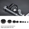 Akozon Nylon Nut 140 Pieces M2/M2.5/M3/M4/M5/M6/M8/M10 Thread Nylon Plastic Hex