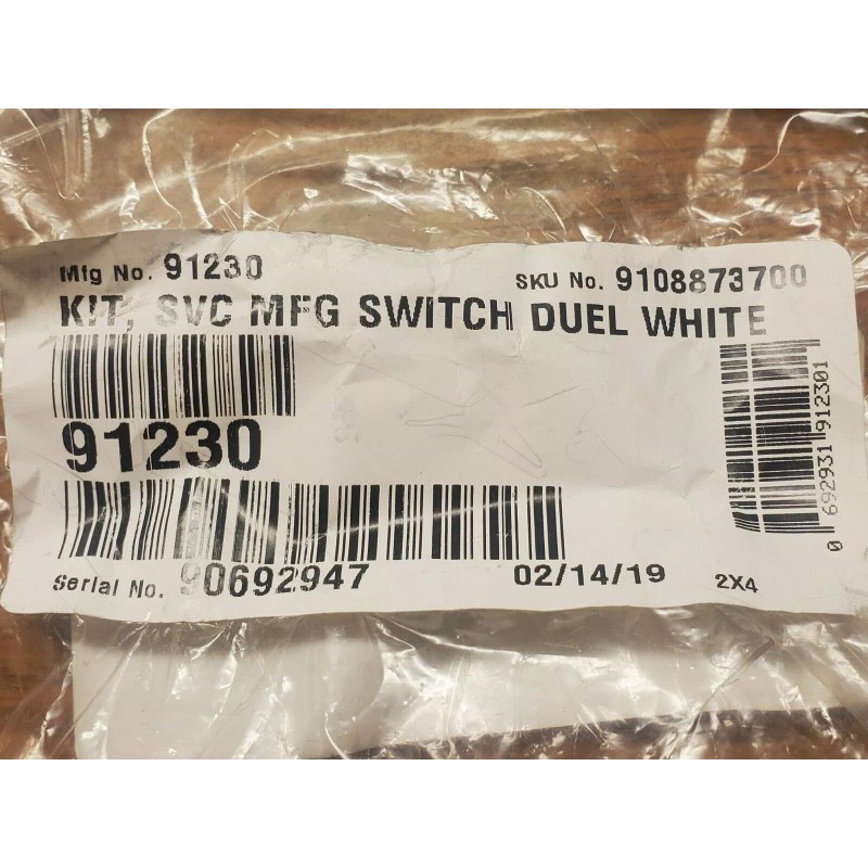DOMETIC RV Dometic 91230 Dual 12V Switch Panel Gas/Electric