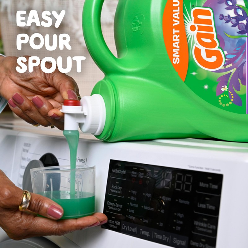 Gain + Aroma Boost Liquid Laundry Detergent Lavender Scent 107
