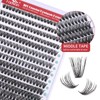 FADVAN False Eyelash Clusters, Pack of 280, 50D Mix, 8-16