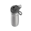 Pogo Botella de agua de acero inoxidable aislada al aspiradora
