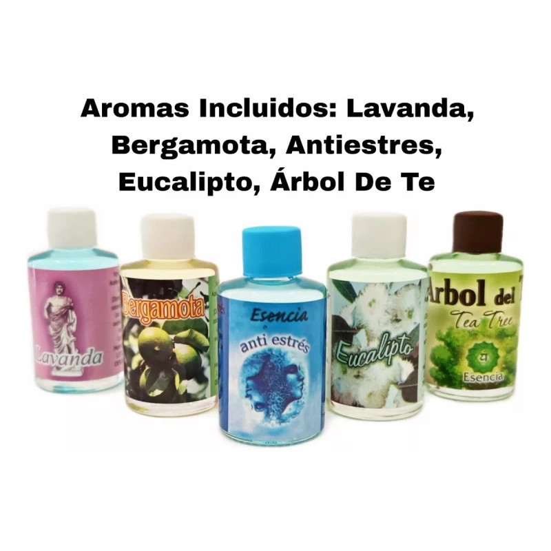 Golden Essence 5 Esencias Aromaticas 16ml Difusor Vela Jabón Humidificador
