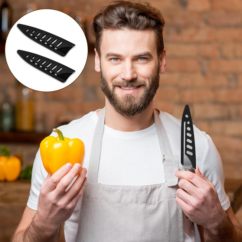 2 Pcs Knife Sheath Blade Protector Kitchen Safety Knife Covers