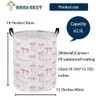 Pink Laundry Basket Bow Hamper for Nursery Hamper Cute Storage