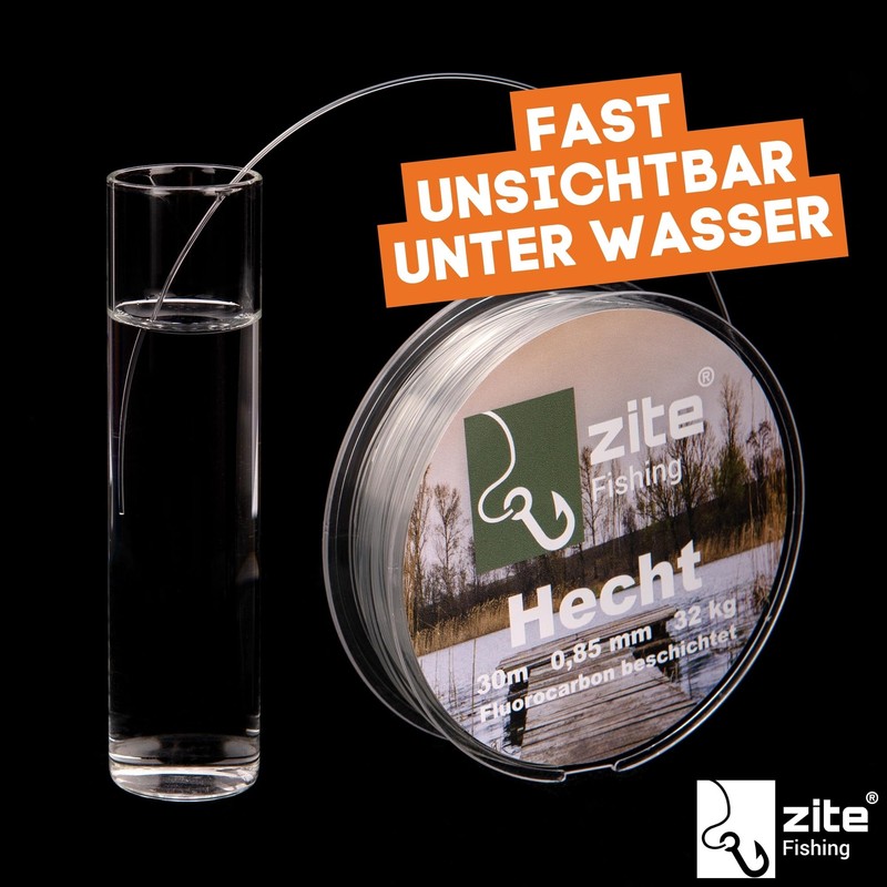 Zite Fishing Fluorocarbon Leader Line 0.85 mm | 30 m