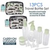 13PCS Travel Bottle Set Reusable Travel Bottle Set Easy refil