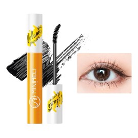 Kit Minimeli: Mascara Pestañas Voluminizadora Efecto Lash Negro + Delineador Ojos Plumín Negro