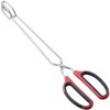 HINMAY Extra Long Scissor Tongs 16-Inch Stainless Steel Barbecue Grilling