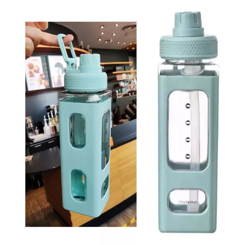 Lecute Shop Botella Agua Vaso Jugo Deportiva Gym Kawaii Termo