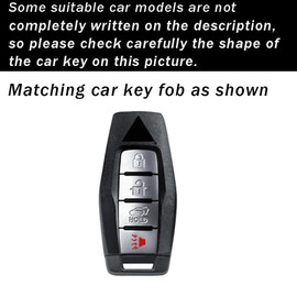 ontto Leather Key Fob Cover Case Fit for Mitsubishi Outlander 2022 2023 2024 Car Accessories Full Protection Key Holder Grey, Square Keychain