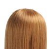 Hairdressing Mannequin Head 85 Percent Real Hair Flexible Multipurpose Hair