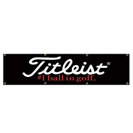 ENMOON Banner Flag #1 Ball in Golf (2x8ft,Heavy Duty, Durable 150D Polyester) Brass Grommets For College Dorm Room Man Cave