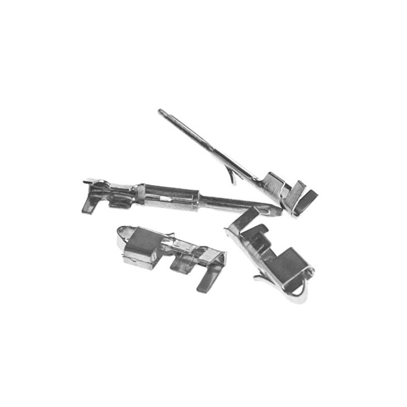 JST SM 4-Pin Plug Brass Terminal Connector 10 Male +