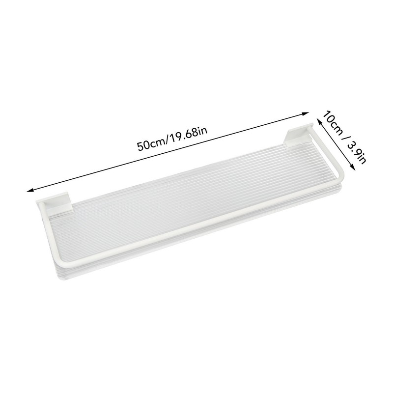 Bathroom Wall Shelf Punch Free Acrylic and Space Aluminum Wall
