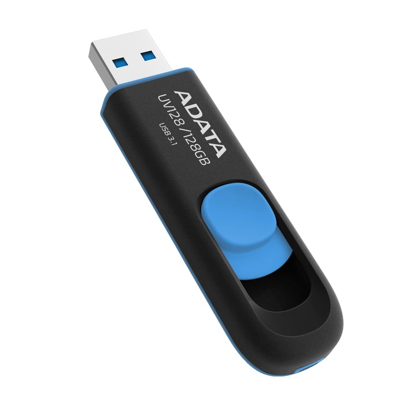 ADATA 128 GB Memoria Flash USB 3.0 Deslizable Color Negro