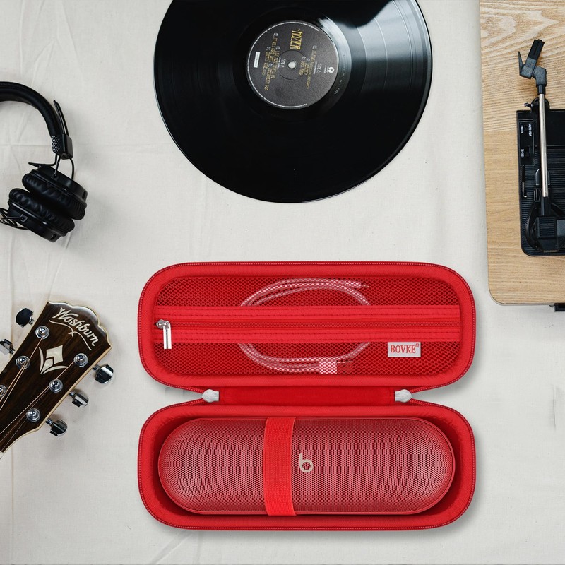 BOVKE Carrying Case Compatible with Beats Pill Wireless Bluetooth Speaker,
