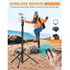 Phone Tripod, 86" Tall Tripod for iPhone with Flexible Gooseneck
