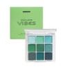 9 Colours Eyeshadow Palette - Avocado Green Eyeshadow Theme, Matte