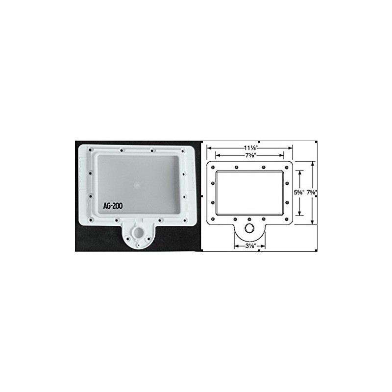 Super-Pro® Skimmer Faceplace & Lid for Doughboy Above Ground Pool