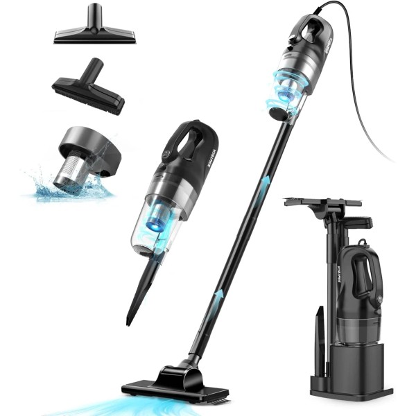 SOWTECH Corded Vacuum Cleaner Floor 18Kpa Suction Stick Vacuum 6