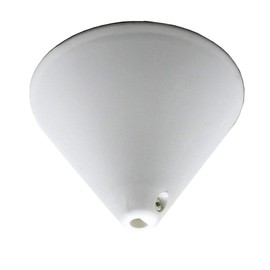 Canopy White Plastic Diameter 110 mm with Locking Screw for Supply Cable Lamp Cable Pendant Light Pot Lamp Pot Ceiling Pot