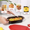 Microwave Grill Pan with Lid for Grilling, Browning, and Crisping