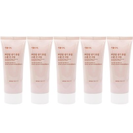 Plant Kingdom 식물나라 뽀얀쌀 생기 톤업 수분 선크림100ml x5개 Plant Nation Porous Rice Toner Up Moisturizing Sun Cream 100ml x 5