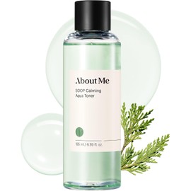 About Me Tónico Calmante Aqua Soop – Tónico Equilibrante Del Ph Con Agua De Ciprés De Jeju(90,6%) Para Todo Tipo De Piel – Exfoliación Suave Diaria Con Ácido Mandélico Y Centella – Cuidado Coreano De