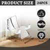 Bonsicoky 24 Pcs Acrylic Easel Display Stands - Versatile Acrylic
