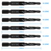 6-Piece 10-32NC Combination Drill Tap Countersink Bit Set SAE, Made