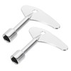 PATIKIL Triangle Spanner Key, 2 Pack Universal Triangular Socket Keys