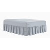 Linen Home Extra Deep Frilled Fitted Valance Sheet Single Bed