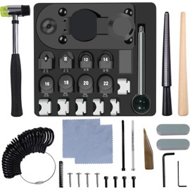 Ring Bender Tool Kit for Spoon Rings, DIY Spoon Ring Maker Machine, Heavy Duty Ring Bender for Jewelry Making - Complete Ring Bending Tool Set