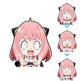 3D Motion Anime Car Decals Waterproof Stickers Anime Bumper Stickers for Car Automotive Laptop Window Skateboard Kids(SXF-6)