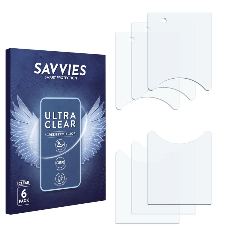 Savvies 6 Pack Screen Protector compatible with Ring Video Doorbell