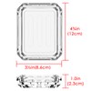 Linkidea 2 Pack Rectangle Glass Soap Dish, Bar Soap Sponge