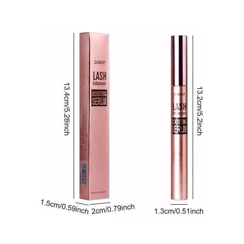 Qibest 3 Serums Tratamiento Crecimiento Pestañas Gruesas Y Largas