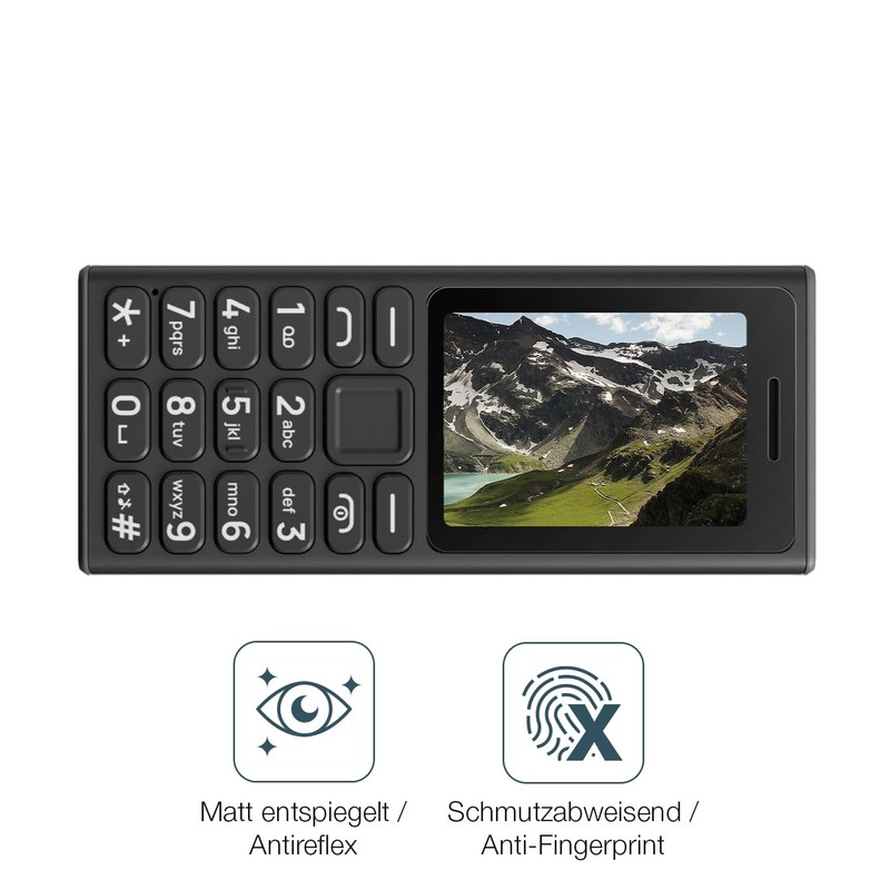 dipos I 4x Schutzfolie matt passend für HMD 110 5G