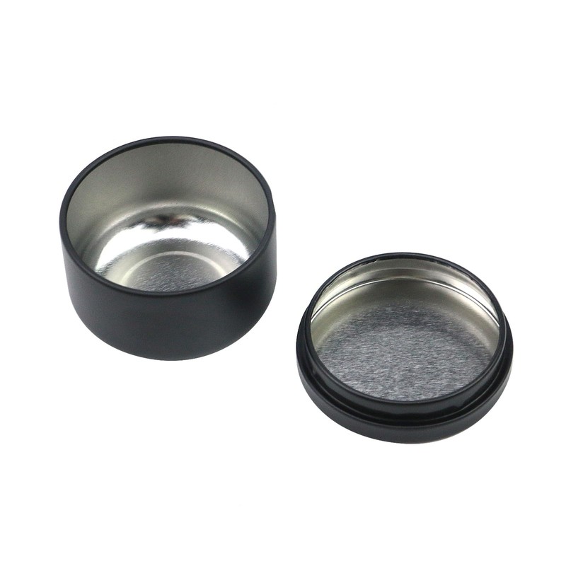 Geesatis 3 oz Metal Candle Jars Candle Tins for Candles