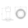 Roof Aerator Flat Roof Ventilation Stone for Welding Board Bleeder