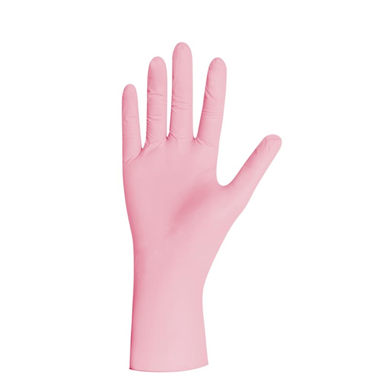 ICP-Nailcare GmbH Nitrile Gloves Pink Pearl Size M