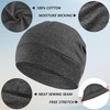 Headshion Cotton Skull Caps for Men Women,4-Pack Lightweight Beanie Sleep
