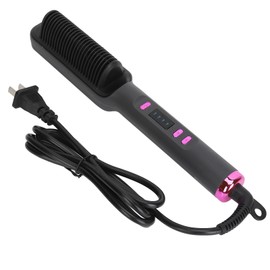 Hair Straightener Brush Fast Heat Less Damage Frizz Adjustable Temps Women Electric Hot Comb for Home  110‑240V