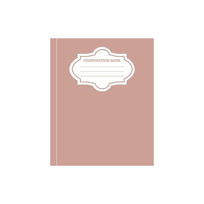 Rosy Brown Composition Book