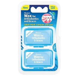 Piksters Wax for Orthodontics and Braces, 2 Count (Pack of 1)