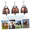 CAXUSD Farm Animal Bells Set 12x 35mm Metal Cow Bells