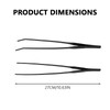 Long Tweezers 2-Pack, 10.6" Stainless